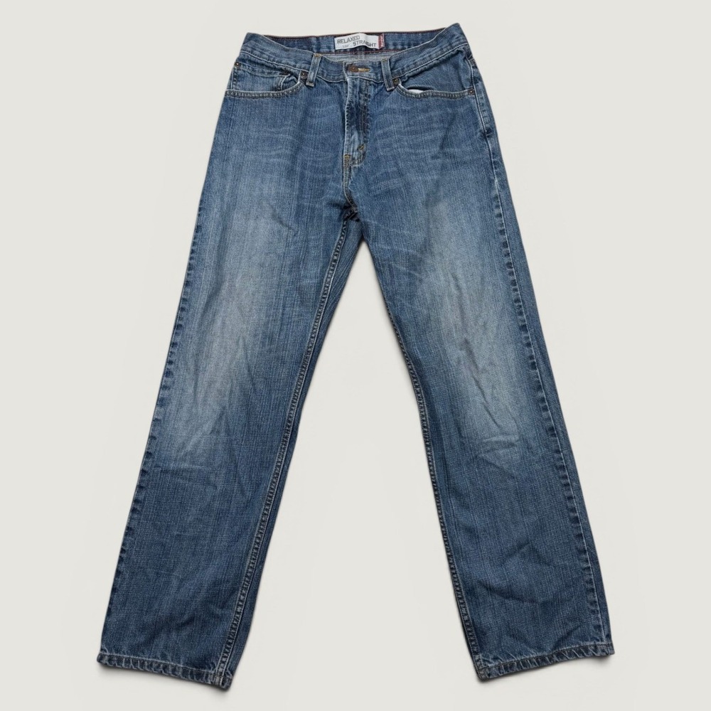 Levi's Mens 31x32 (Fits30x31) 559 Relaxed Straight Jeans Blue Medium Wash Y2K